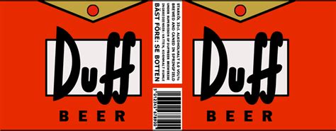 Duff Beer Label Printable